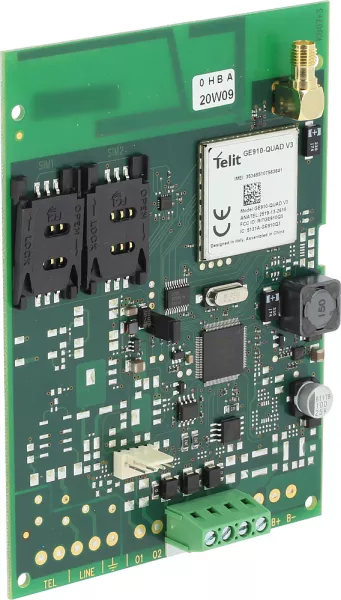 bticino-carte gsm / gprs pour alarme intrusion myhome_up montage dans coffret (bt4231)