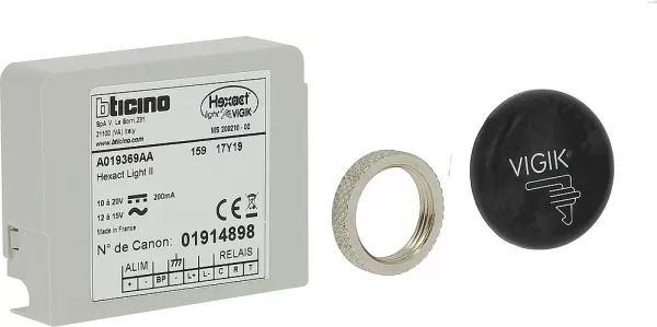 bticino-centrale contr�le d\'acc�s vigik� hexact light ii pour gestion autonome 1 porte (bt348043)