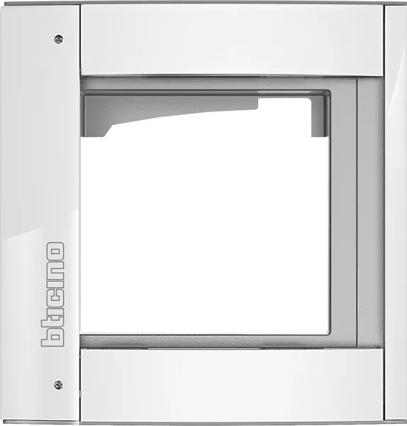 bticino-ch�ssis et cadre support sfera new - 1 module allwhite (350212)