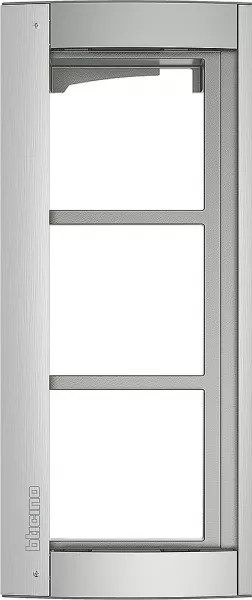 bticino-ch�ssis et cadre support sfera new 3 modules allmetal (350231)