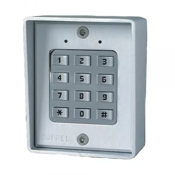 bticino-clavier cod� tercode 1050 pose en saillie ip54 - coloris argent (004253)