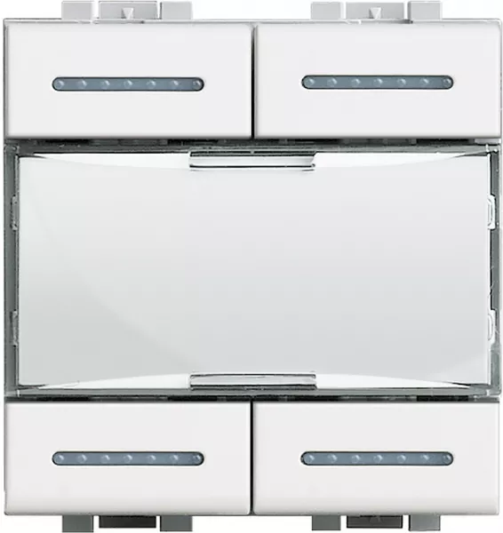 bticino-commande 4 sc�narios myhome_up livinglight - blanc (n4680)