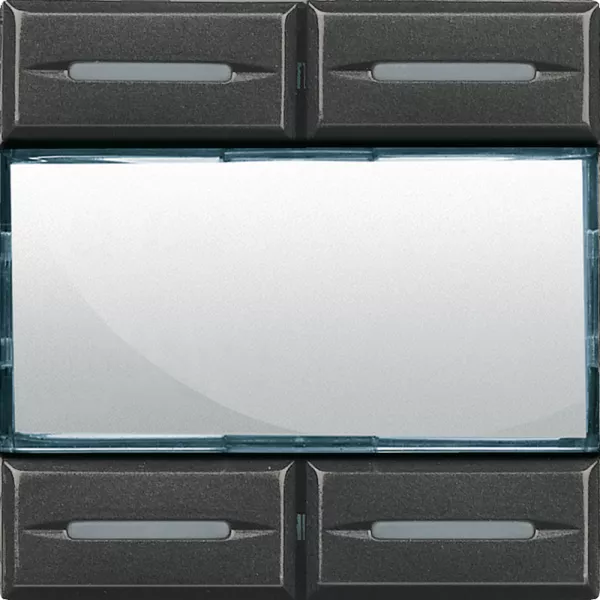 bticino-commande knx axolute - 4 touches / 4 appuis - anthracite (hs4680knx)