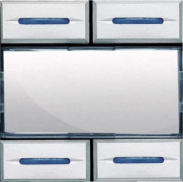 bticino-commande knx axolute - 4 touches / 4 appuis - tech (hc4680knx)