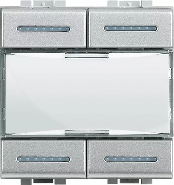 bticino-commande knx livinglight - 4 touches / 4 appuis - tech (nt4680knx)