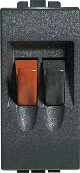 bticino-connecteurs audio vid�o pour haut-parleur livinglight - anthracite - 1 module (l4294)