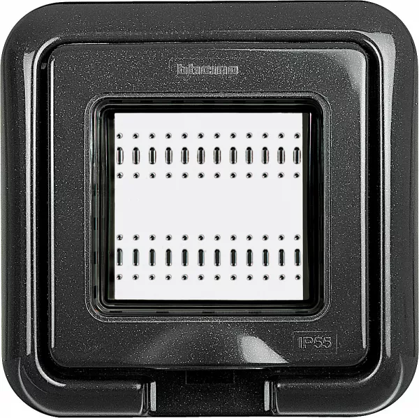 bticino-couvercle prot�g� livinglight idrobox ip55 - anthracite (24602l)
