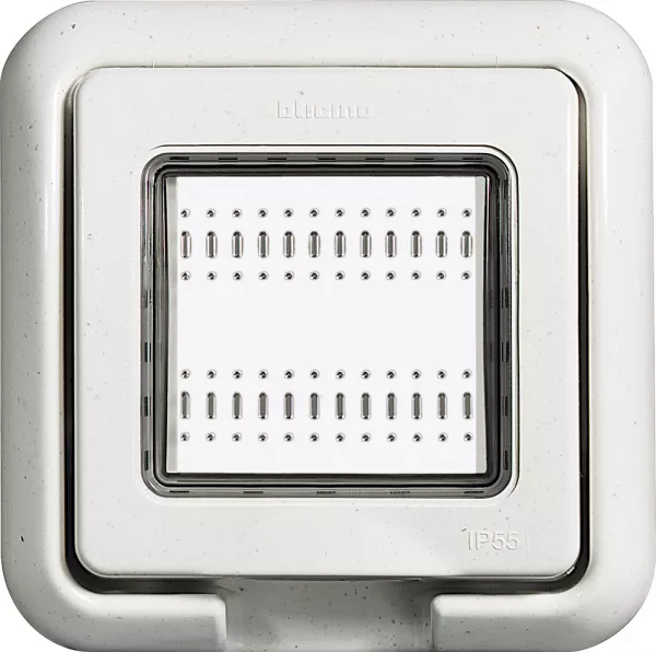 bticino-couvercle prot�g� livinglight idrobox ip55 - blanc (24602n)
