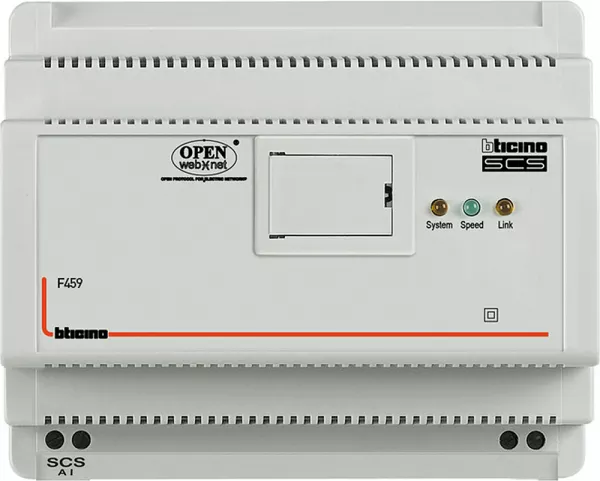 bticino-driver manager modulaire myhome_up - 6 modules (f459)