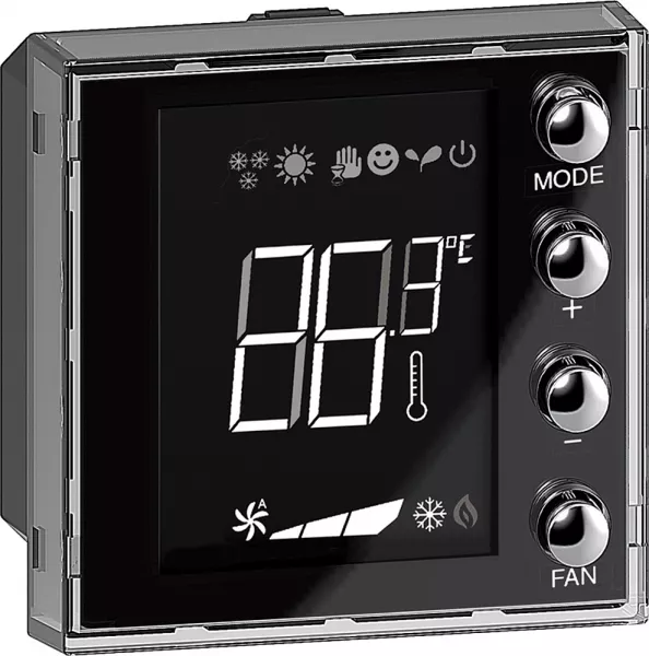 bticino-ecran 1,6 de contr�le de thermor�gulation bus/knx livinglight (btln4691knx)