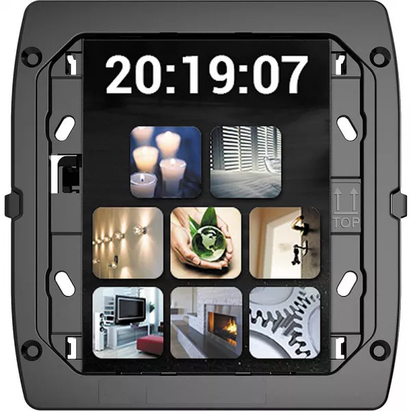 bticino-ecran tactile couleur myhome livinglight bus 3,5pouces - plaque livinglight air (ln4890a)