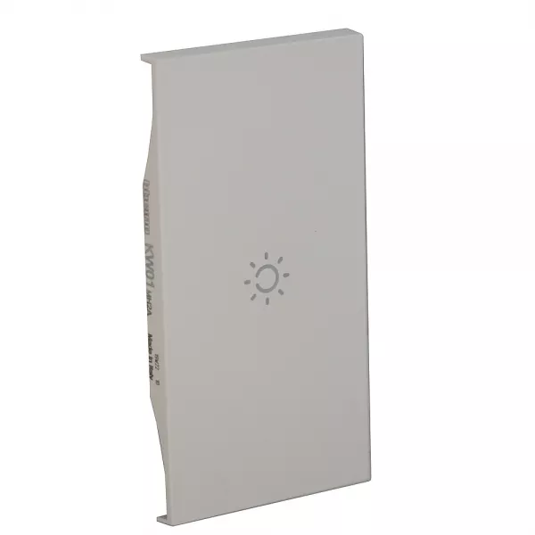 bticino-enjoliveur living now avec marquage �clairage myhome_up 2 modules - blanc (btkw01mh2a)