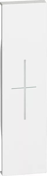 bticino-enjoliveur living now avec marquage stop pour volets home_up - blanc (btkw06mh)