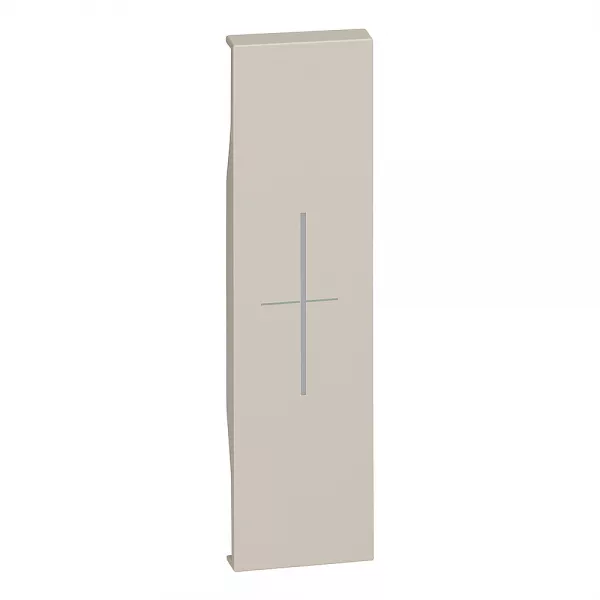 bticino-enjoliveur living now avec marquage stop pour volets myhome_up - sable (btkm06mh)