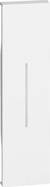 bticino-enjoliveur living now pour commande d\'�clairage 1 module - blanc (btkw01)