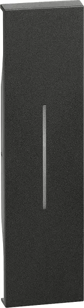 bticino-enjoliveur living now pour commande d\'�clairage 1 module - noir (btkg01)