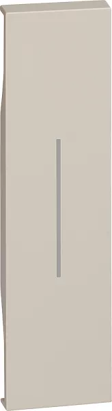 bticino-enjoliveur living now pour commande d\'�clairage 1 module - sable (btkm01)