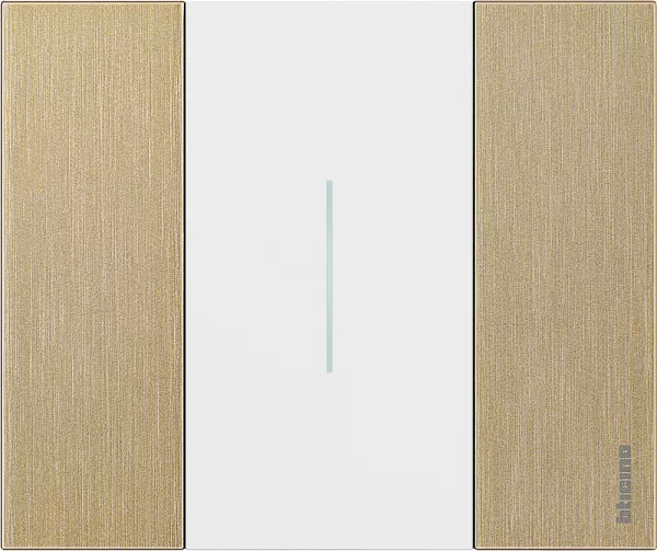 bticino-enjoliveur living now pour commande d\'�clairage 2 modules - blanc (btkw01m2)