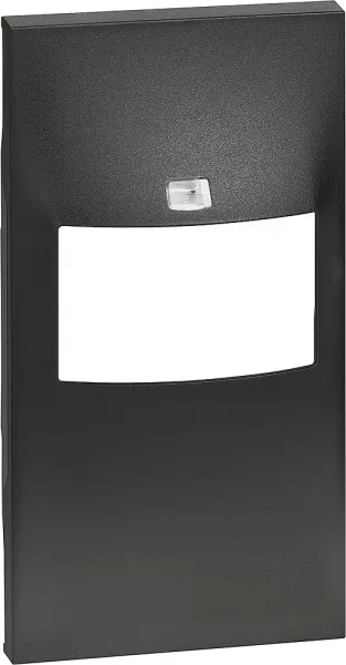 bticino-enjoliveur living now pour d�tecteur sans d�rogation 2 modules - noir (btkg17)