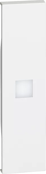bticino-enjoliveur living now pour forte intensit� lumineuse 1 module - blanc (btkw01x)