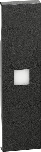 bticino-enjoliveur living now pour forte intensit� lumineuse 1 module - noir (btkg01x)