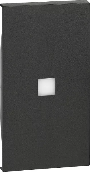 bticino-enjoliveur living now pour forte intensit� lumineuse 2 modules - noir (btkg01m2x)