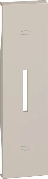 bticino-enjoliveur living now pour interrupteur de volets roulants 1 module - sable (btkm06)