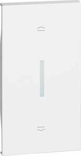bticino-enjoliveur living now pour interrupteur de volets roulants 2 modules - blanc (btkw06m2)