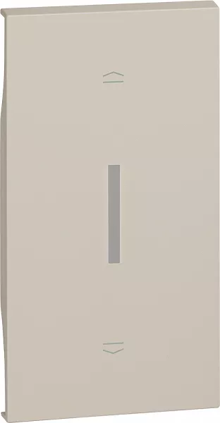 bticino-enjoliveur living now pour interrupteur de volets roulants 2 modules - sable (btkm06m2)
