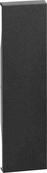 bticino-enjoliveur living now pour obturateur 1 module - noir (btkg00)