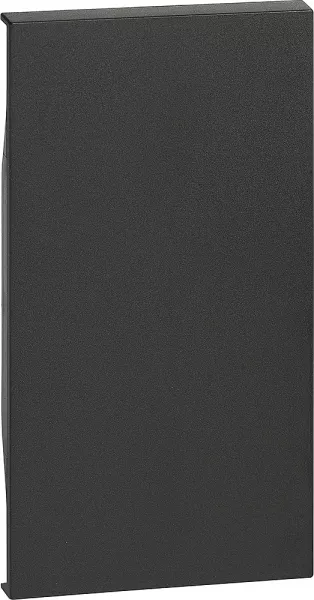 bticino-enjoliveur living now pour obturateur 2 modules - noir (btkg00m2)