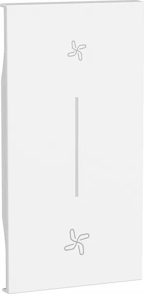 bticino-enjoliveur living now pour poussoir vmc 2 modules - blanc (btkw05m2vmc)