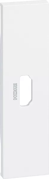 bticino-enjoliveur living now pour prise hdmi pr�connectoris�e 1 module - blanc (btkw14)