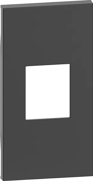 bticino-enjoliveur living now pour prise optique sc/apc simplex 2 modules - noir (btkg13m2)