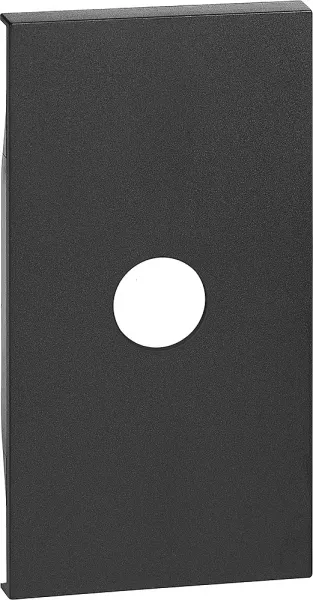 bticino-enjoliveur living now pour prise tv 2 modules - noir (btkg08m2)