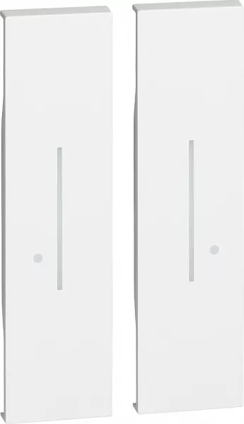 bticino-enjoliveur living now with netatmo pour commande 4 sc�narios 2 modules - blanc (btkw37m2)
