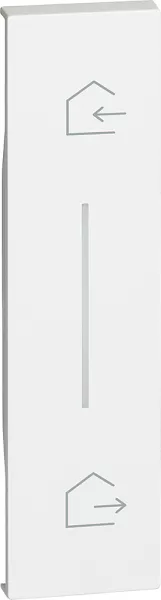 bticino-enjoliveur living now with netatmo pour commande d�part/arriv�e 1 module - blanc (btkw40)
