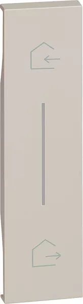 bticino-enjoliveur living now with netatmo pour commande d�part/arriv�e 1 module - sable (btkm40)