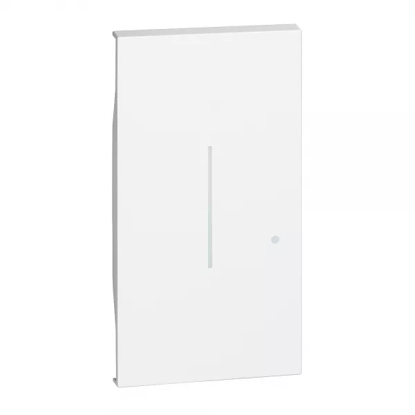 bticino-enjoliveur living now with netatmo pour commande �clairage 2 modules - blanc (btkw42m2)