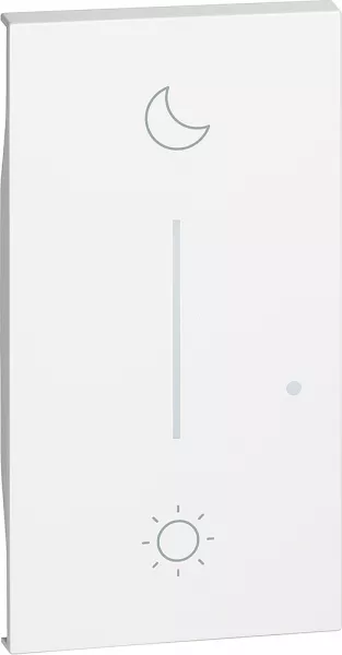 bticino-enjoliveur living now with netatmo pour commande lever/coucher 2 modules - blanc (btkw41m2)