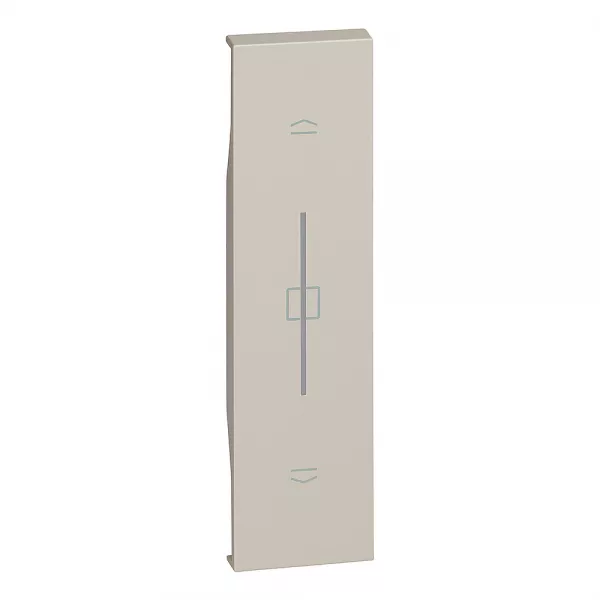 bticino-enjoliveur living now with netatmo pour inter et cde de volets 1 module - sable (btkm32)