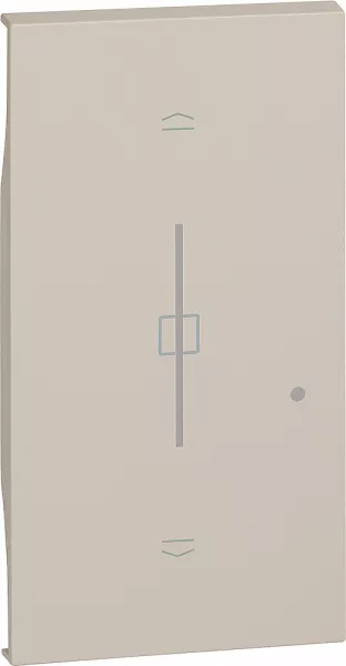 bticino-enjoliveur living now with netatmo pour interrupteur de volets 2 modules -sable (btkm32m2)