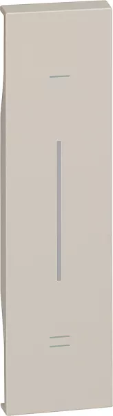 bticino-enjoliveur living now with netatmo pour variateur connect� 1 module - sable (btkm33)