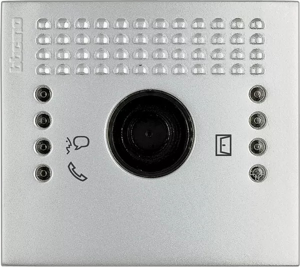 bticino-fa�ade sfera modulaire pour cam�ra et micro haut-parleur - allmetal (342461)