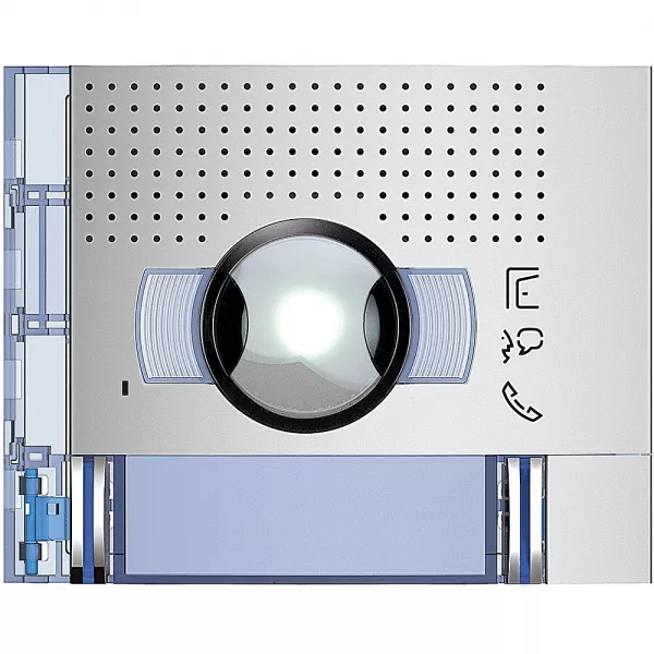 bticino-fa�ade sfera new - module �lectronique audio/vid�o 2 appels grand angle allmetal (351321)