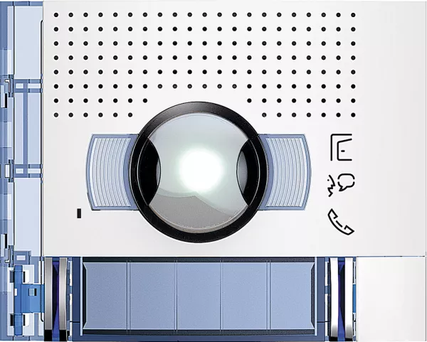 bticino-fa�ade sfera new - module �lectronique audio/vid�o 2 appels grand angle allwhite (351322)