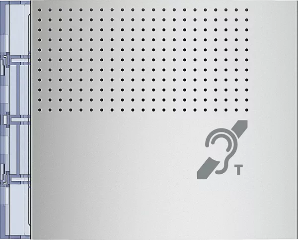bticino-fa�ade sfera new pour module boucle inductive et synth�se vocale allmetal (352701)