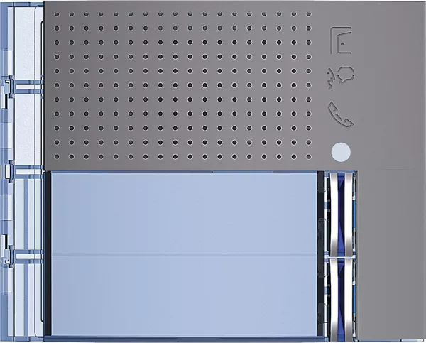 bticino-fa�ade sfera new pour module �lectronique audio 2 appels allstreet (351123)