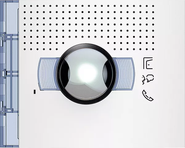 bticino-fa�ade sfera new pour module �lectronique audio et vid�o grand angle allwhite (351302)