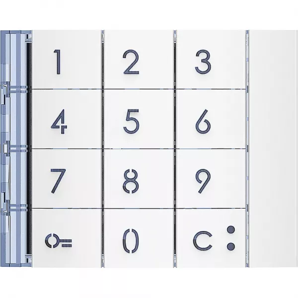 bticino-fa�ade sfera new pour module �lectronique clavier allwhite (353002)
